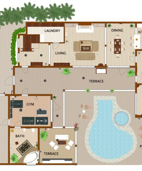 floor-plan-of-a-house-with-a-pool